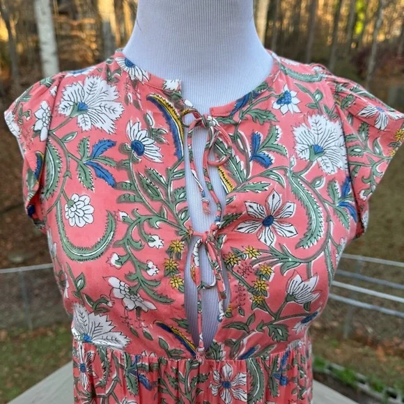 Emerson Fry India Collection Angel Dress 2 in Chelsea Floral size XS